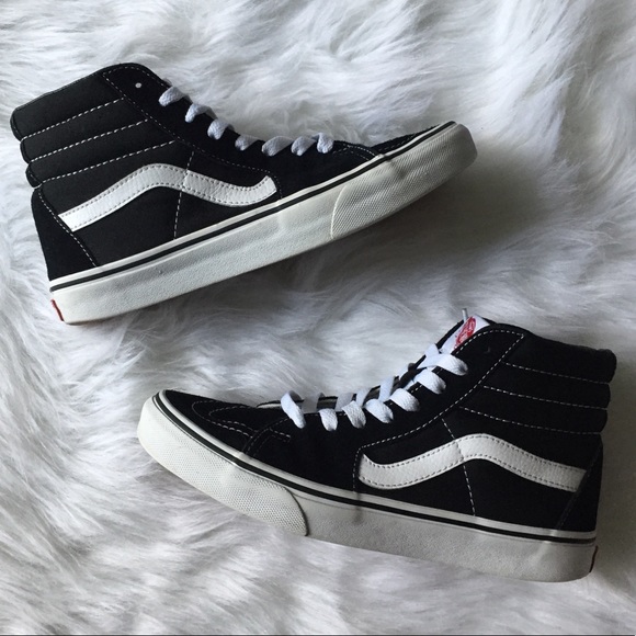 Vans Shoes - SOLD! Vans Black Sk8-Hi Skate Shoes Women’s 8